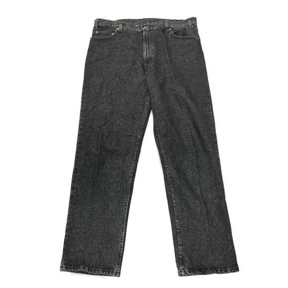 Levis 540 Jeans Mens 40 x 32 Stone Wash Acid Black Straight Vintage USA Made